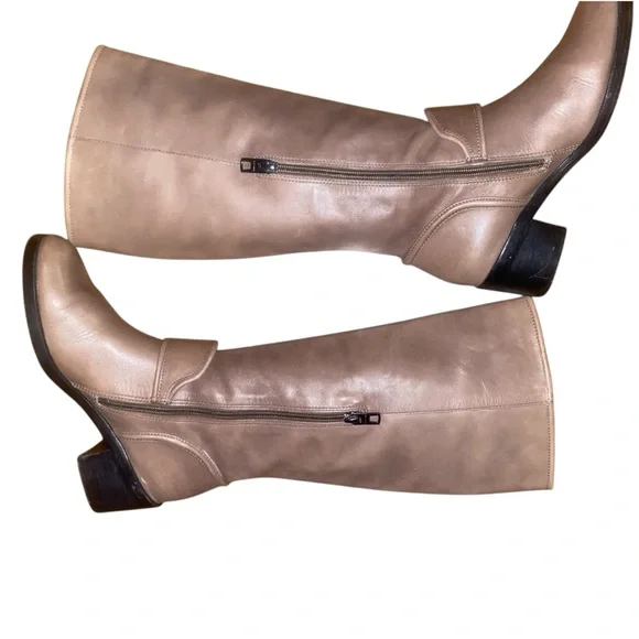 Coach Cecilia leather knee-high riding boots size 7.5 B equestrian - Picture 4 of 16